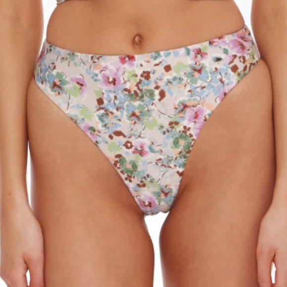 ISABELLA ROSE Miami Banded High Waist Bikini Bottom (L) |*RUNS SMALL; SIZE UP* - Picture 1 of 10